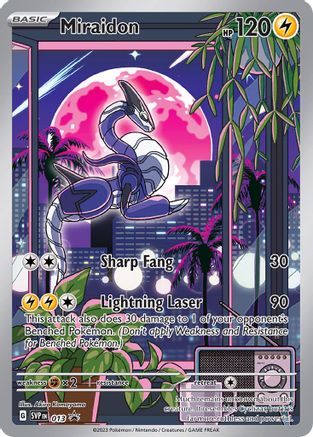 Miraidon - 013 (13) Holofoil - SV Scarlet & Violet Promo Cards