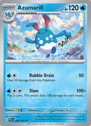 Azumarill (45) - Paldea Evolved