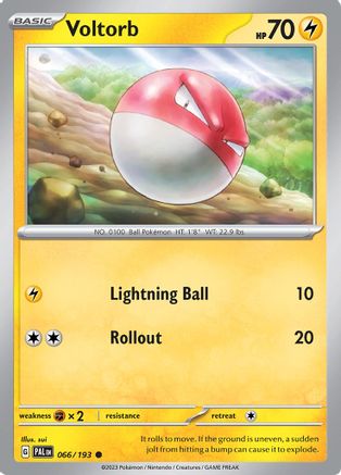Voltorb (66) Reverse Holofoil - Paldea Evolved