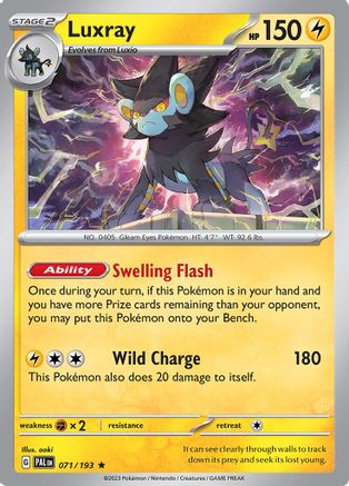 Luxray (71) Holofoil - Paldea Evolved