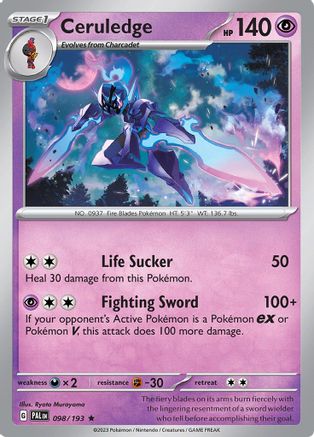 Ceruledge (98) Reverse Holofoil - SV02 Paldea Evolved