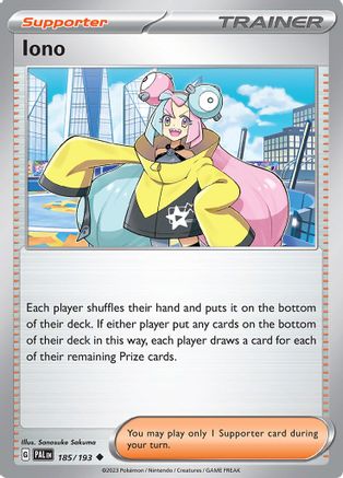 Iono - 185/193 (185) - SV02 Paldea Evolved