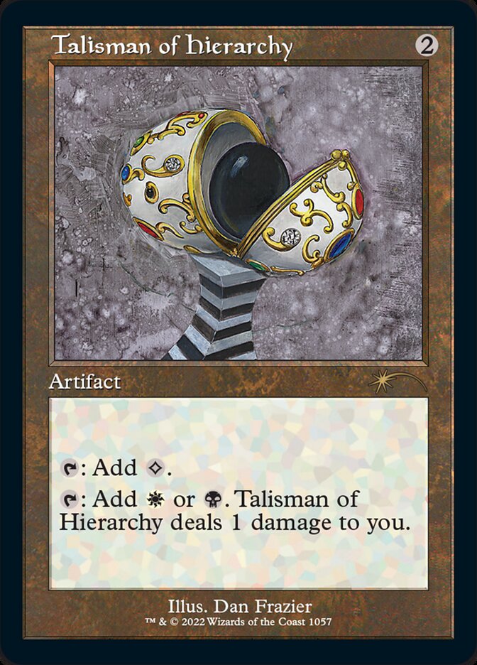 Talisman of Hierarchy (Retro Frame) (Foil Etched) (1057) Foil - Secret Lair Drop Series