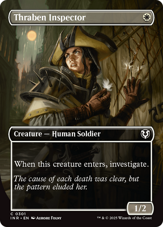 Thraben Inspector (Borderless) Foil (301) - Innistrad Remastered