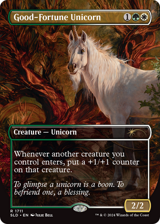 Good-Fortune Unicorn (1711) Foil - Secret Lair Drop