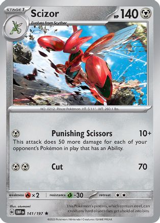 Scizor (141) Holofoil - Obsidian Flames