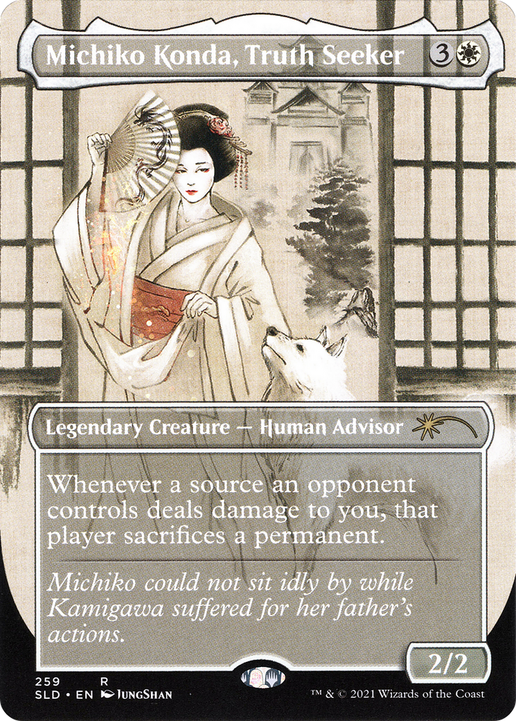 Michiko Konda, Truth Seeker (259) Foil - Secret Lair Drop