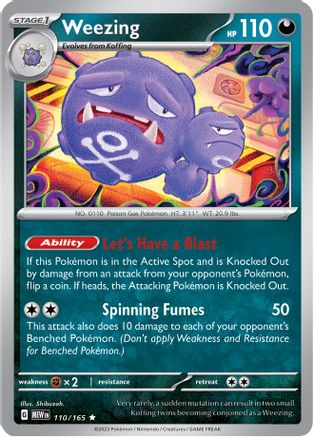 Weezing (110) Holofoil - 151