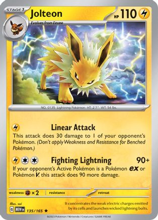 Jolteon (135) Holofoil - 151