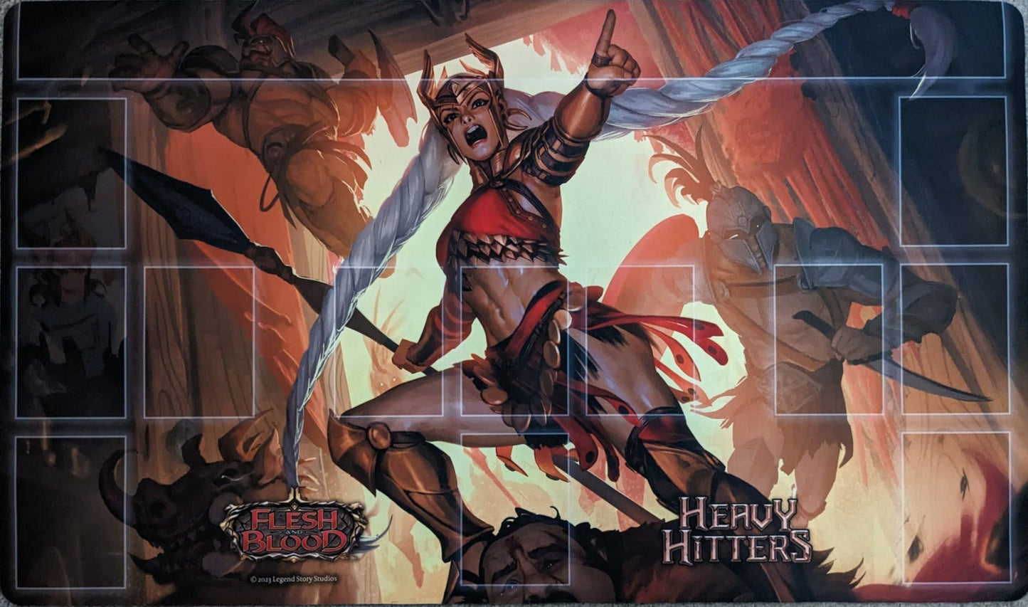 Flesh and Blood Playmat Shift the Tide of Battle-Silver Goblin