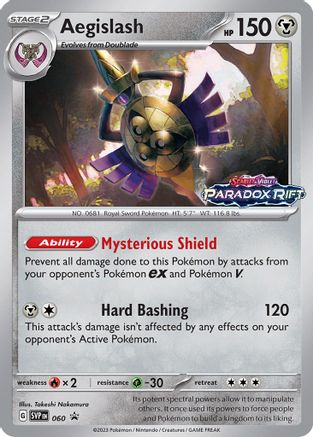 Aegislash - 060 (Prerelease) (60) Holofoil - SV Scarlet & Violet Promo Cards