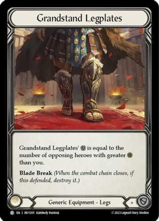 Grandstand Legplates (HVY205) - Heavy Hitters