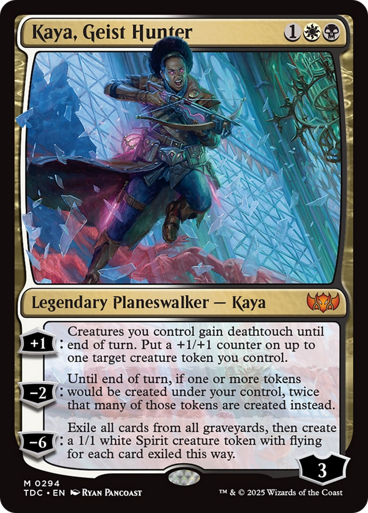 Kaya, Geist Hunter (294) - Commander: Tarkir: Dragonstorm