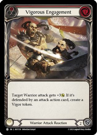 Vigorous Engagement (Red) (HVY118) - Heavy Hitters