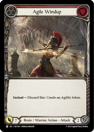 Agile Windup (Red) (HVY163) - Heavy Hitters