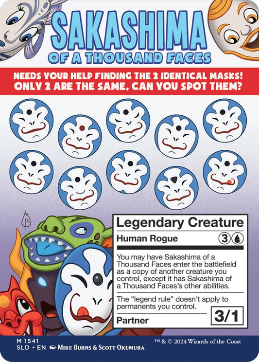 Sakashima of a Thousand Faces // Sakashima of a Thousand Faces (1541) - Secret Lair Drop