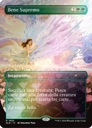 Greater Good (Italian) - "Bene Supremo" (Rainbow Foil) (1693) Foil - Secret Lair Drop Series