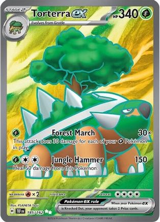 Torterra ex (185) Holofoil - Temporal Forces
