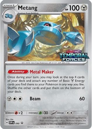 Metang - 090 (Prerelease) (90) Holofoil - SV Scarlet & Violet Promo Cards