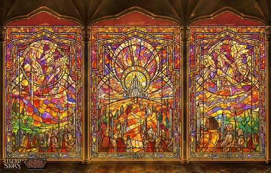 Flesh and Blood Playmat Stained Glass-Silver Goblin