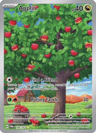 Applin (185) Holofoil - Twilight Masquerade