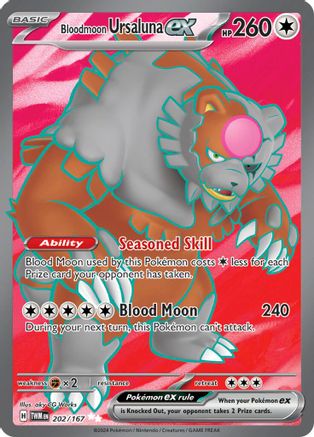 Bloodmoon Ursaluna ex (202) Holofoil - Twilight Masquerade