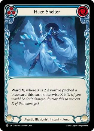 Haze Shelter (Blue) (MST039) Rainbow Foil - Part the Mistveil