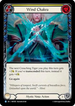 Wind Chakra (Yellow) (MST055) Rainbow Foil - Part the Mistveil