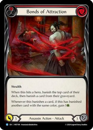 Bonds of Attraction (Red) (MST109) Rainbow Foil - Part the Mistveil