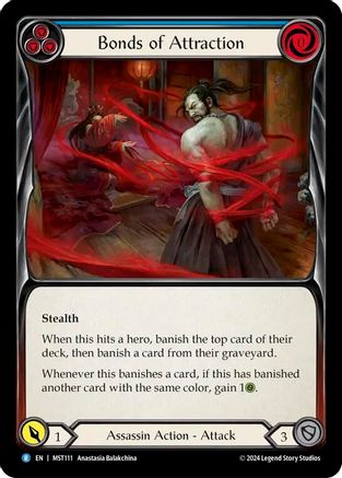 Bonds of Attraction (Blue) (MST111) Rainbow Foil - Part the Mistveil
