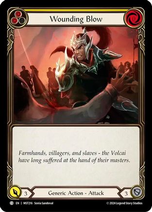 Wounding Blow (Yellow) (MST216) - Part the Mistveil