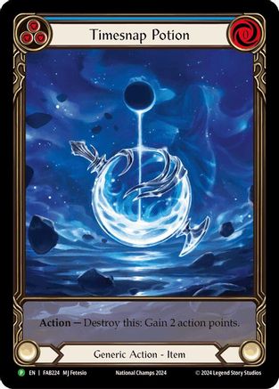 Timesnap Potion - FAB224 (FAB224) Cold Foil - Flesh and Blood: Promo Cards