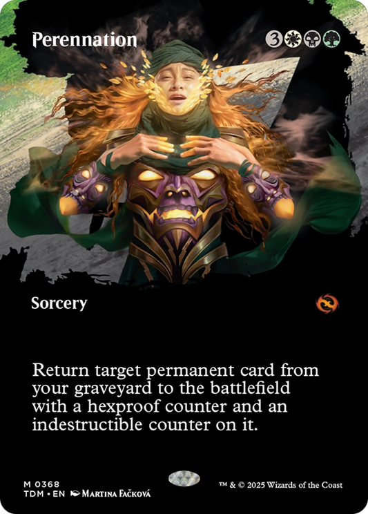Perennation (Borderless) (368) - Tarkir: Dragonstorm