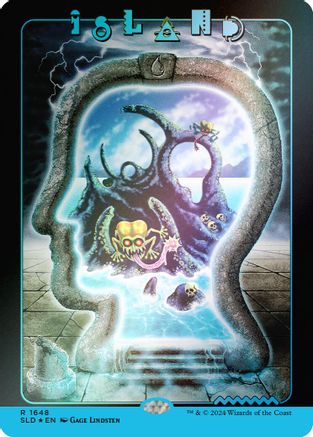 Island (1648) (Rainbow Foil) (1648) Foil - Secret Lair Drop Series