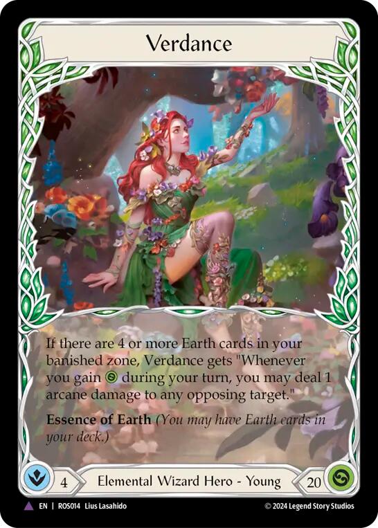 Verdance (Marvel) (ROS014) Cold Foil - Rosetta