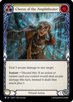 Chorus of the Amphitheater (Yellow) (ROS171) Rainbow Foil - Rosetta