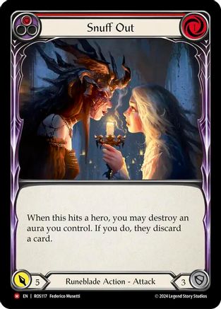 Snuff Out (ROS117) Rainbow Foil - Rosetta