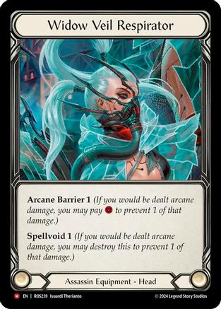 Widow Veil Respirator (ROS239) - Rosetta