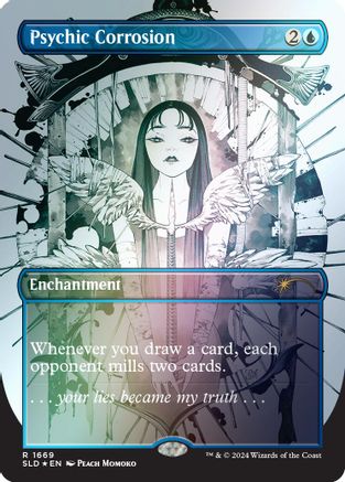 Psychic Corrosion (Rainbow Foil) (1669) Foil - Secret Lair Drop Series