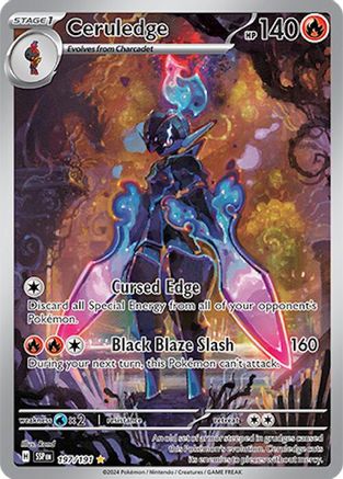 Ceruledge - 197/191 (197) Holofoil - SV08 Surging Sparks