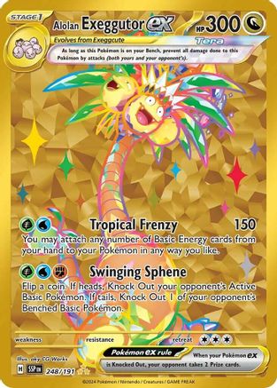 Alolan Exeggutor ex (248) Holofoil - Surging Sparks