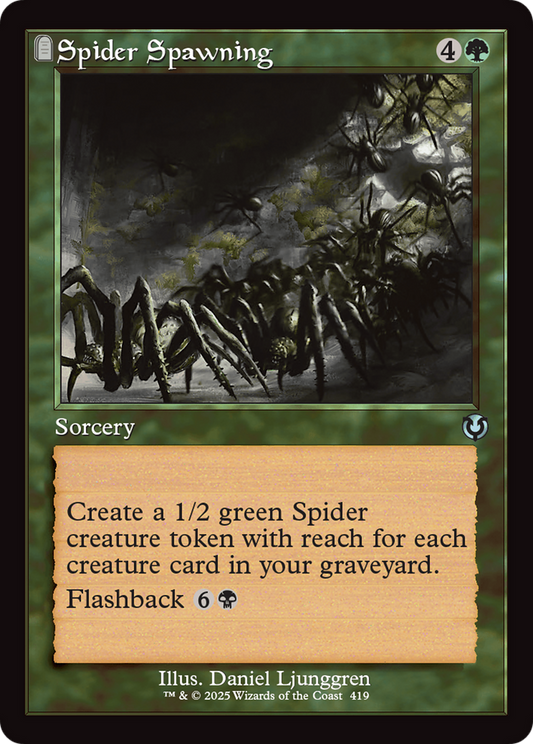 Spider Spawning (Retro Frame) (419) - Innistrad Remastered