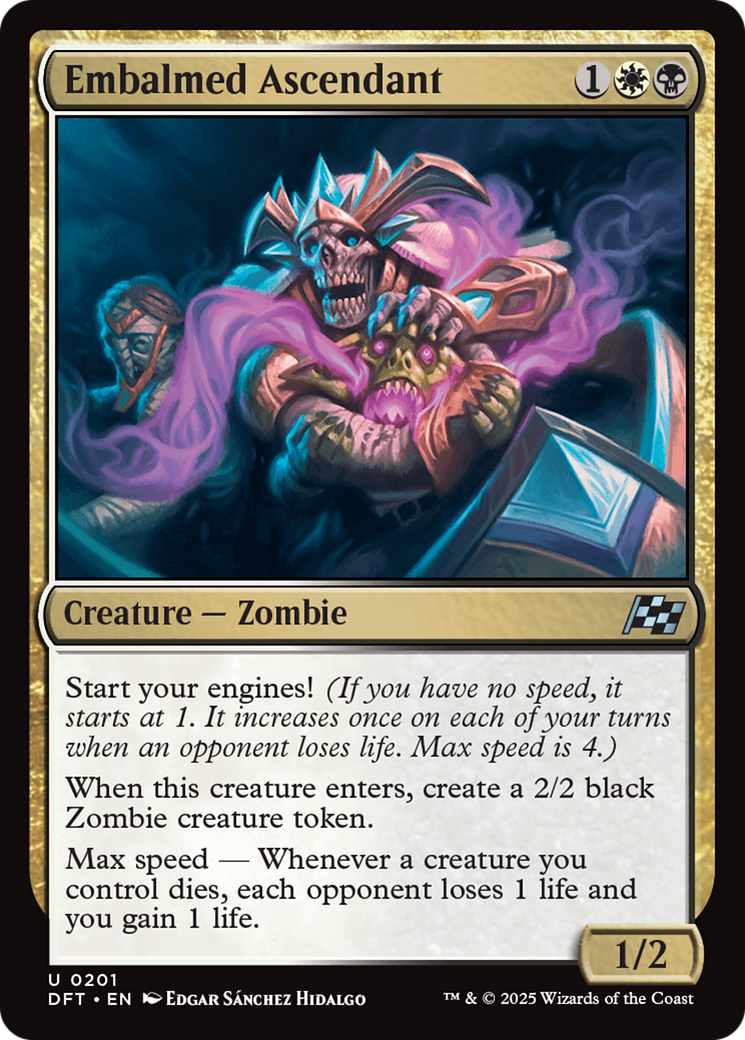 Embalmed Ascendant Foil (201) - Aetherdrift