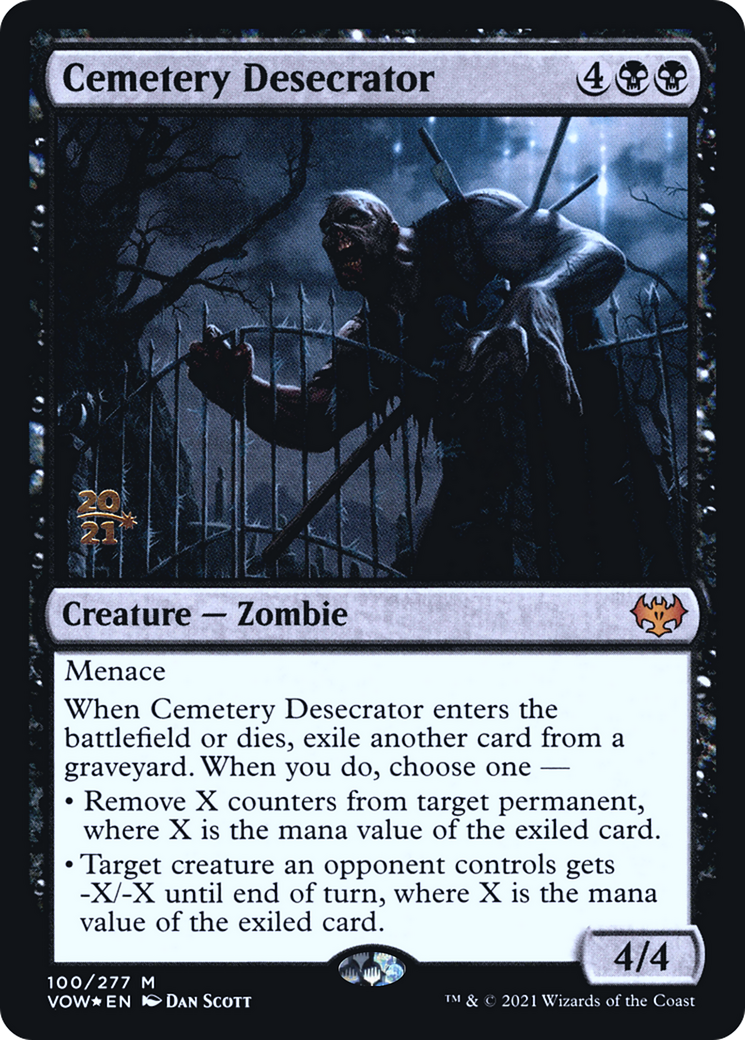 Cemetery Desecrator (100s) Foil - Innistrad: Crimson Vow Promos