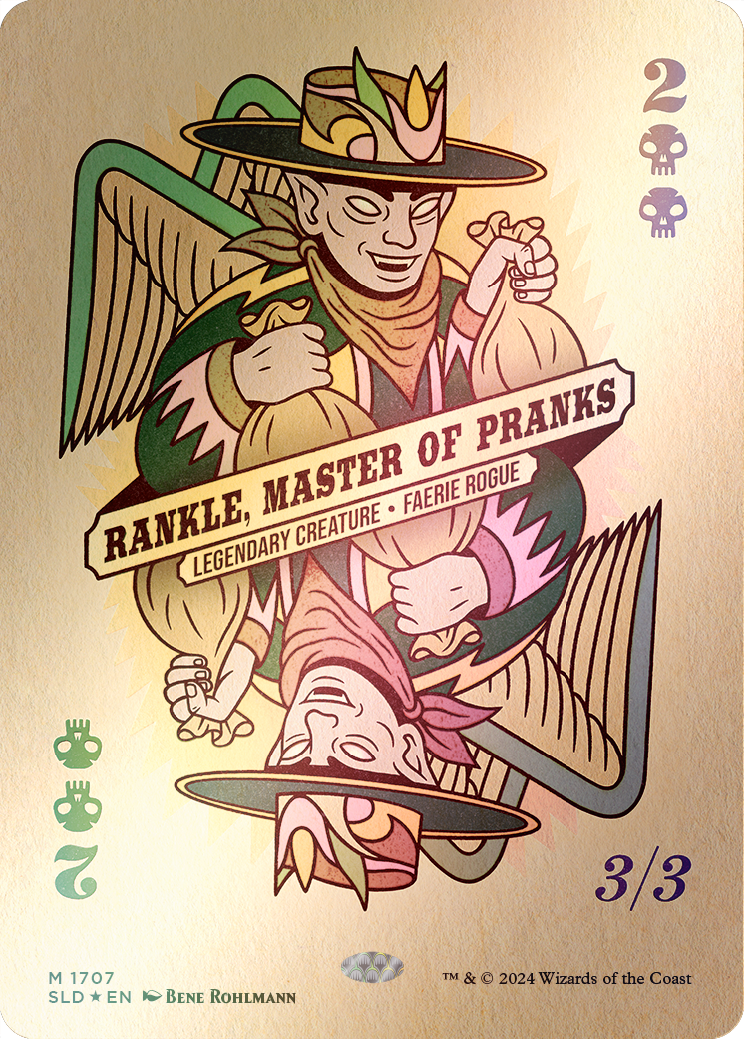 Rankle, Master of Pranks (Rainbow Foil) (1707) Foil - Secret Lair Drop Series