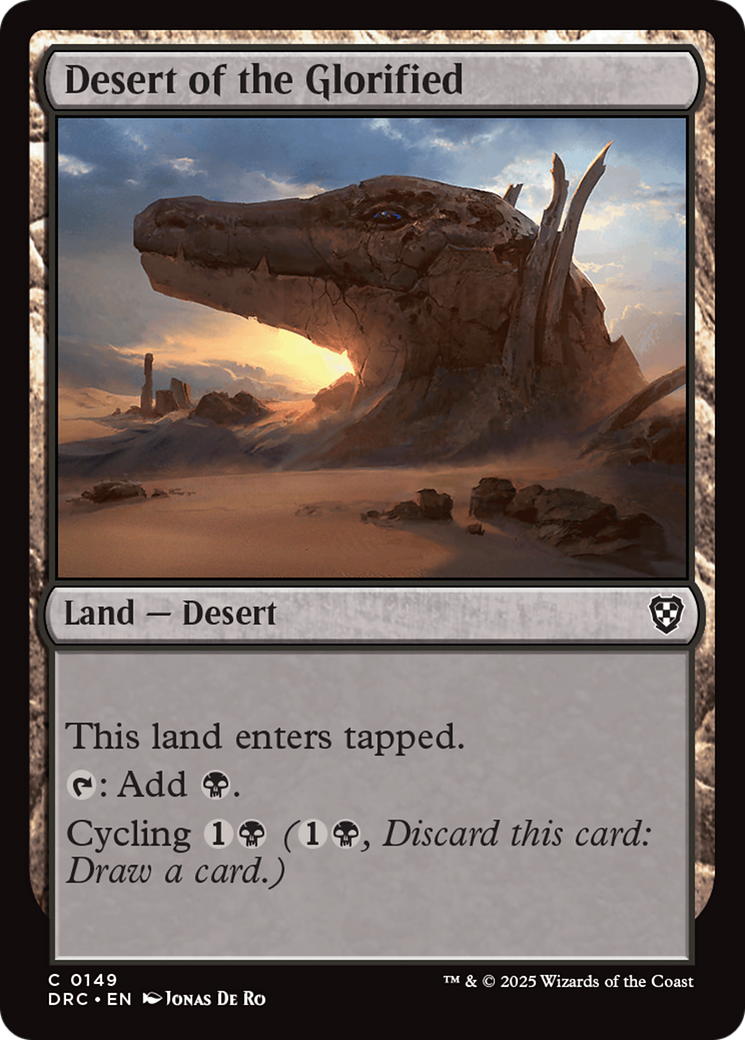 Desert of the Glorified (149) - Commander: Aetherdrift