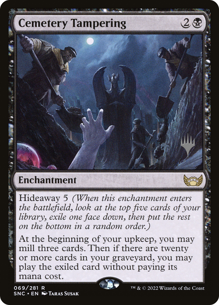 Cemetery Tampering (69p) Foil - Streets of New Capenna Promos