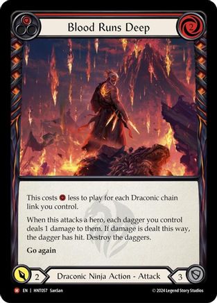 Blood Runs Deep (HNT057) Rainbow Foil - The Hunted