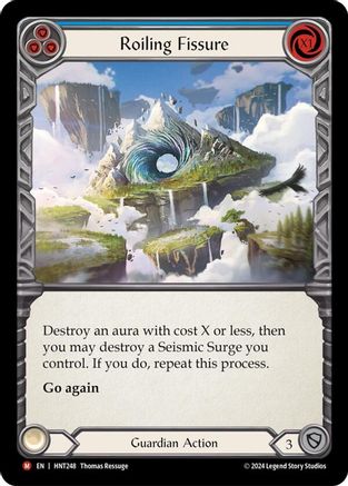 Roiling Fissure (HNT248) Rainbow Foil - The Hunted