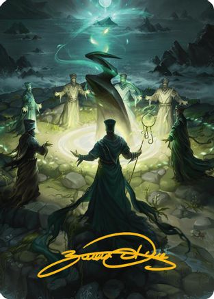 Cryptolith Rite Art Card (Gold-Stamped Signature) (014) - Art Series: Innistrad Remastered